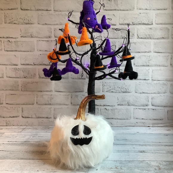 White Furry Pumpkin - Picture 1 of 6